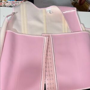 Anna Pink Corset with Hook Closures